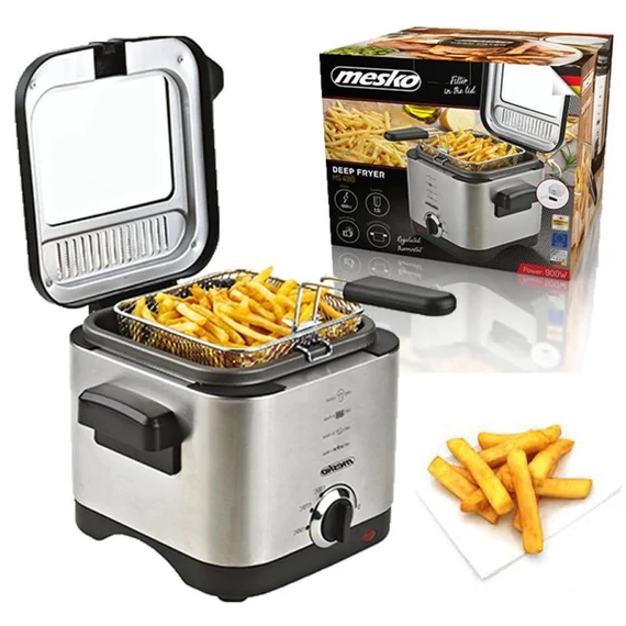 Mesko fritéza 1,5 l – sivá MS4910