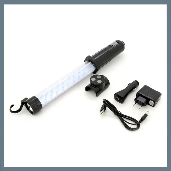 Magnetická LED kontrolná lampa – 27 + 7 LED 08307