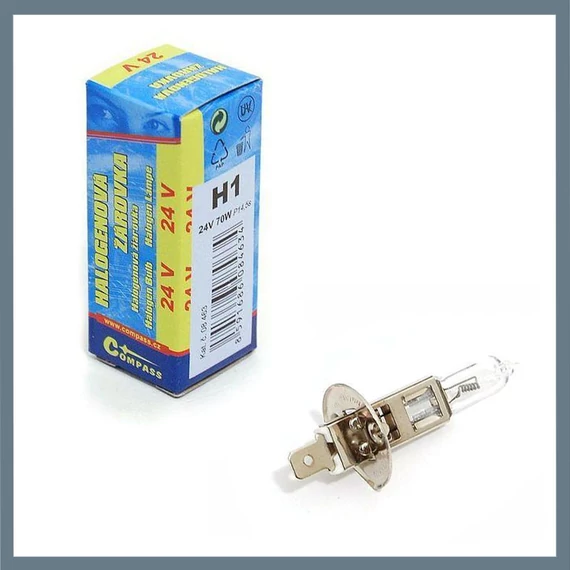 H1 24V 70W P14.5s halogénová žiarovka do auta – s UV filtrom 08463