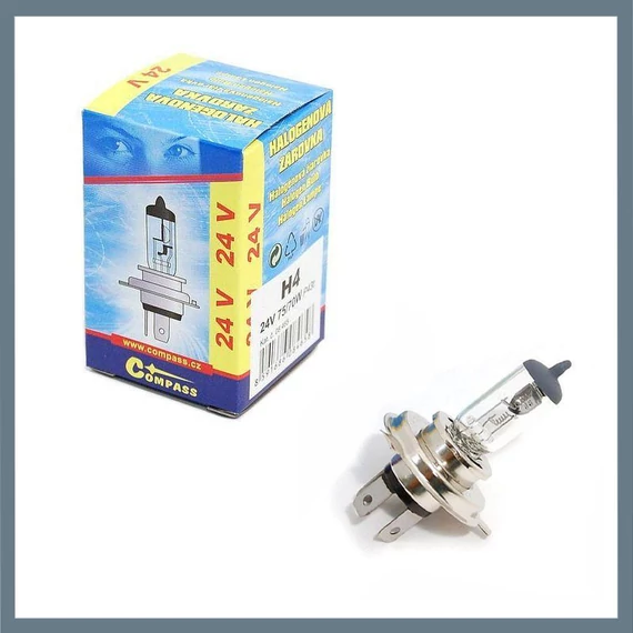 H4 24V 75/70W P43t halogénová žiarovka do auta – s UV filtrom 08465
