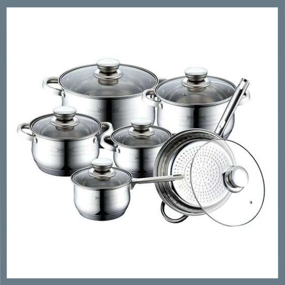 Bachmayer BM-1209 – 12-dielna súprava hrncov z nehrdzavejúcej ocele