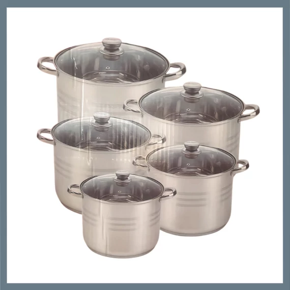 Bachmayer BM-2920 – 10-dielna súprava hrncov z nehrdzavejúcej ocele