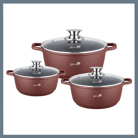 Bachmayer BM-7869 – 6-dielna súprava hrncov s granitovým povrchom