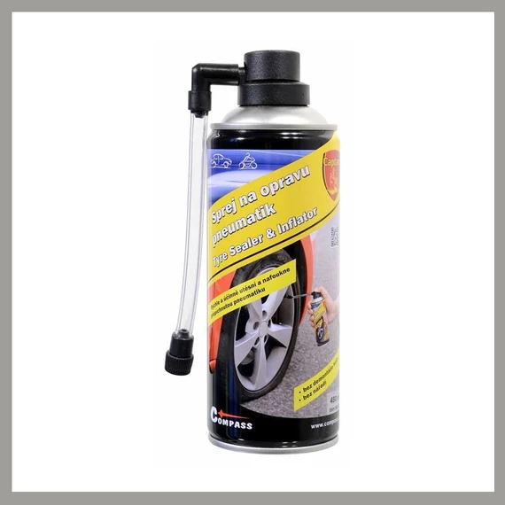 Compass Pneuservis Sprej na Rýchlu Opravu – 450 ml – 90499