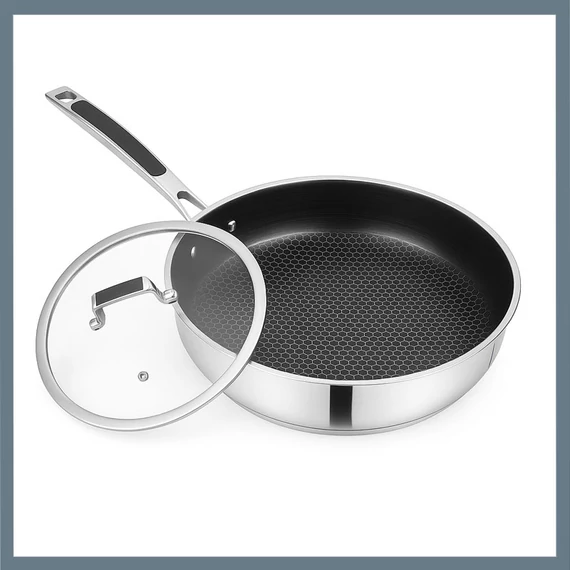 Bachmayer Nerezová Panvica s Pokrievkou – 28 cm – BM-1014-28