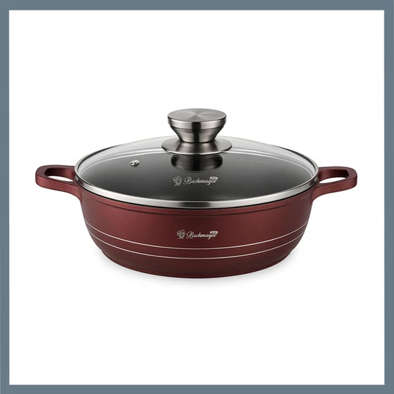 Bachmayer Plytký Hrniec s Pokrievkou – 11 litrov – BM-7400-40