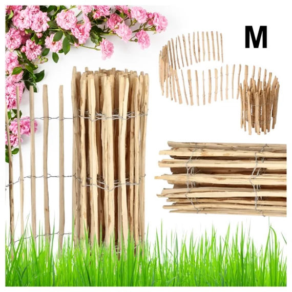 LESSEE záhradný plot palisádový okraj 5 m × 90 cm OA04WZ1