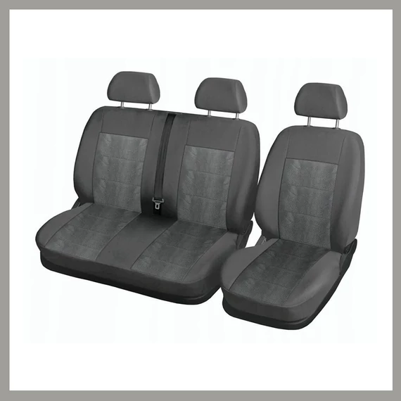 Poťah na sedadlá 1+2 – pre dodávky, s dizajnom CARBON 31696