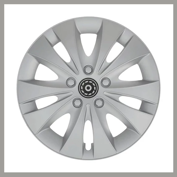 Ozdobná puklica CC24 (Storm) 16" – čierna/strieborná, 1 kus 32496