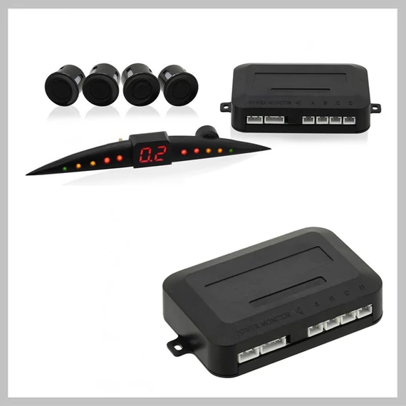 Parkovací senzorový systém – 4 senzory, LED displej 33602