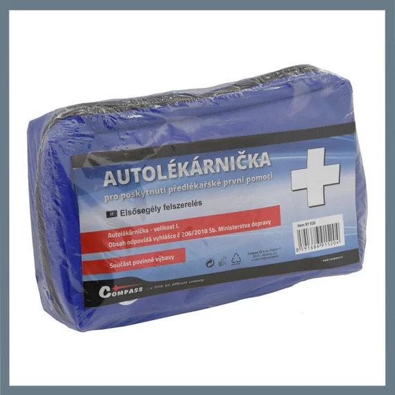 Lekárnička v textilnej taške – veľkosť I podľa nariadenia 206/2018 (MK) 91520