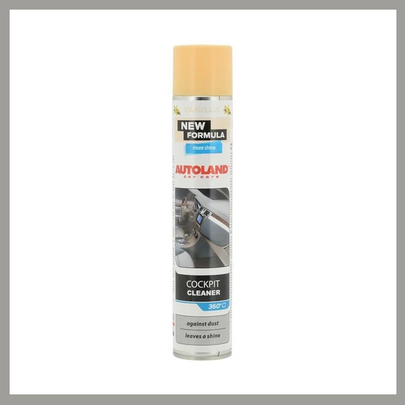 AUTOLAND ošetrujúci sprej na palubnú dosku – vôňa vanilky, lesklý efekt 00162