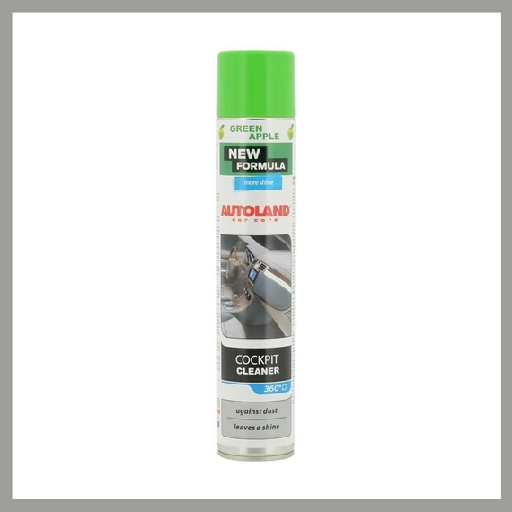 AUTOLAND ošetrujúci sprej na palubnú dosku – vôňa zeleného jablka, lesklý efekt 00319