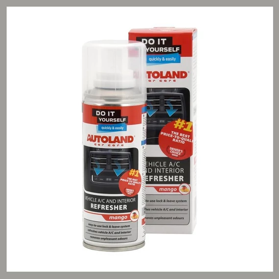 AUTOLAND čistič klimatizácie a interiéru – sprej s vôňou manga 00657