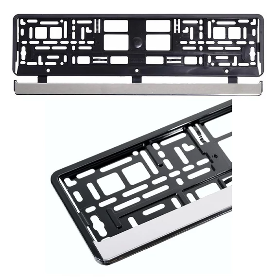 Držiak evidenčného čísla VIO CHROME BLACK CAR am61517