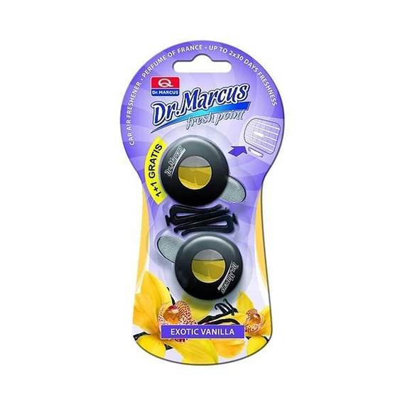 Autoparfém FRESH POINT 1+1 vanilková vôňa amDM538