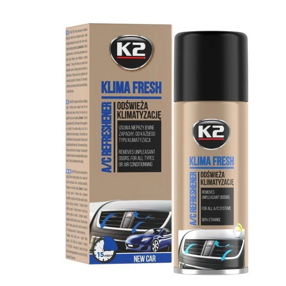 K2 Klima Fresh – čistiaci a osviežujúci sprej do klimatizácie, 150 ml K222NC