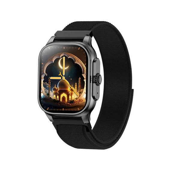 Inteligentné hodinky Muslim M77 max, čierne holm0783