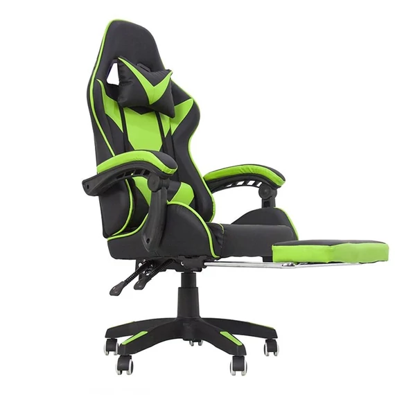Procart G2 zelená herná stolička s podnožkou G2PRO