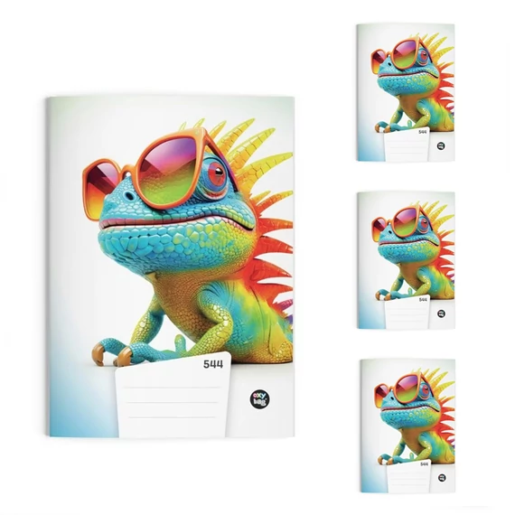 4 linkované zošity A5 Chameleon 791225