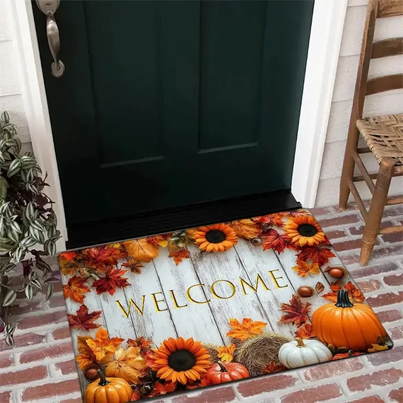 Vstupná rohožka s jesenným motívom „Welcome” 50×80 FU4121245-58