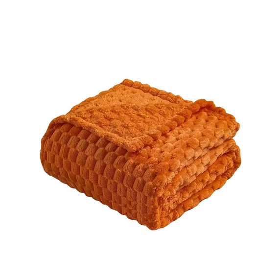 Flísová deka – pálená oranžová 152×203 cm JT25950-2