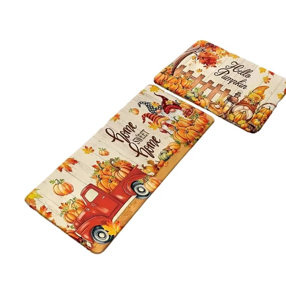 2-dielna jesenná súprava kuchynských kobercov KG2163495