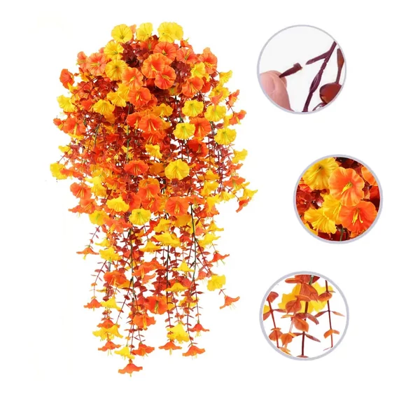 6-dielna jesenná sada umelých kvetinových girland CK3528675