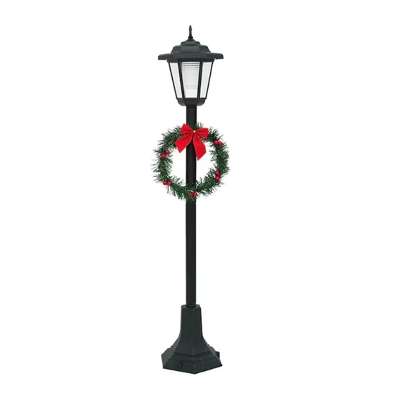 Vianočná „ulicová“ lampa na solárny pohon – 112,5 cm – BU237532