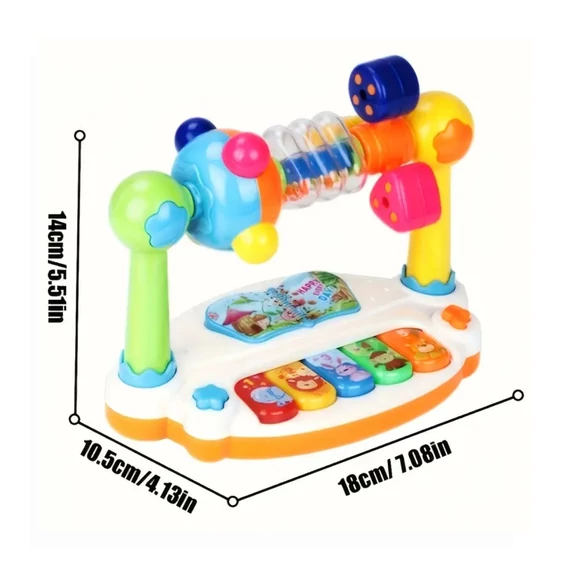 Interaktívna detská hračka – klavír a otočný valec – FW2802281