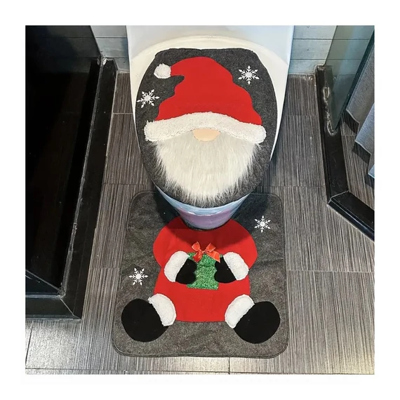 Vianočná sada toaletných predložiek – vzor Santa Claus, 2 kusy – NK280024