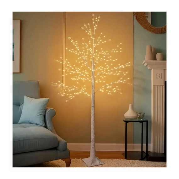 Dekoratívny stromček s LED osvetlením – 183 cm, 320 LED diód, teplé biele svetlo – RH288047-2