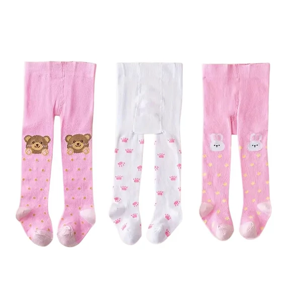 Dievčenské pančuchy s motívom | 3 páry QE5550199-2