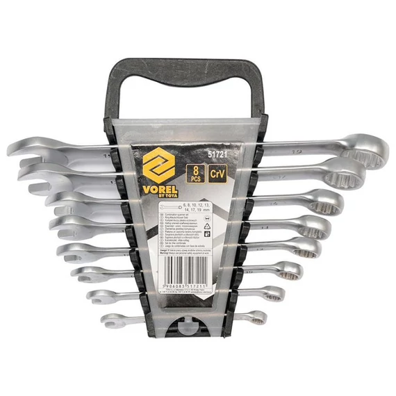 Sada hviezdicových kľúčov Vorel – 8 kusov, 6–19 mm TO-51721