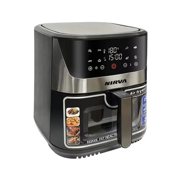 NIRVA Teplovzdušná fritéza rodinnej veľkosti – 10 L YN1161676