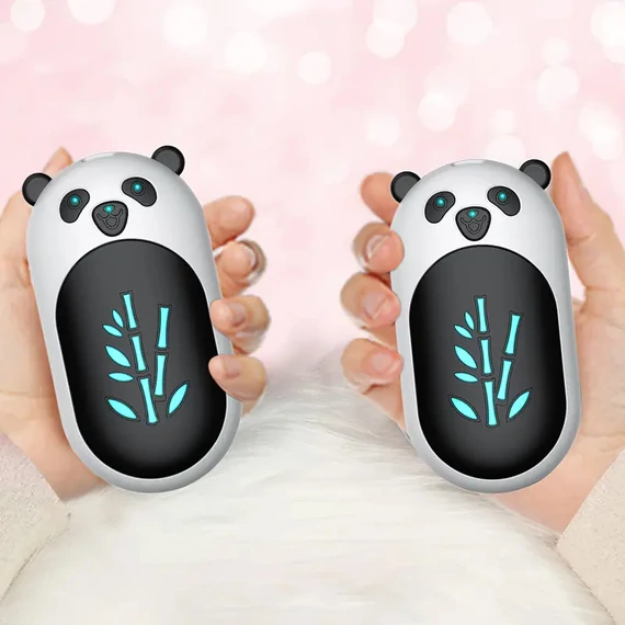 2 ks nabíjateľných ohrievačov rúk Panda, biela farba CT275095-feh