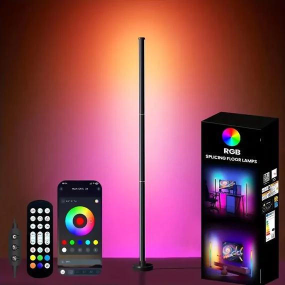 RGB rohová stojaca lampa LM894041-1