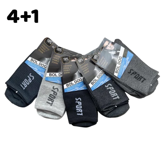 4+1 Pánske športové ponožky 39-42 400345
