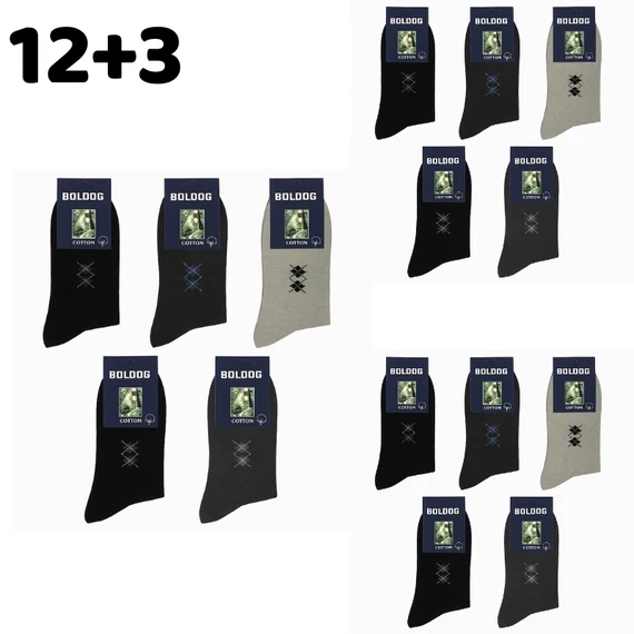 12+3 Pánske ponožky 39-43 706151-5