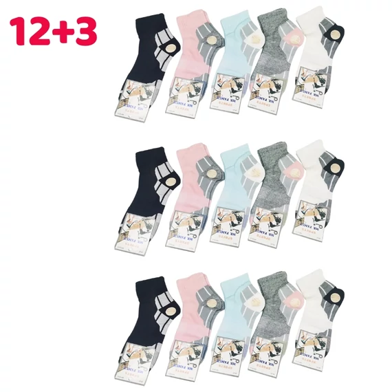 12+3 Dámske športové ponožky 35-38 WP3510-5