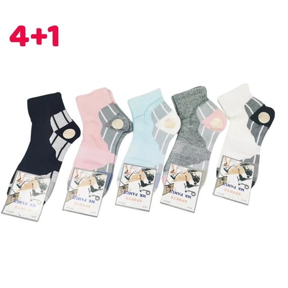 4+1 Dámske športové ponožky 38-41 WP3510