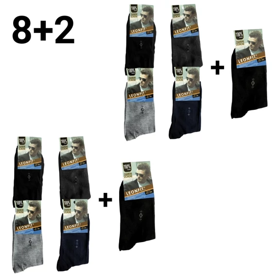 8+2 Pánske ponožky 40-43 A603-2