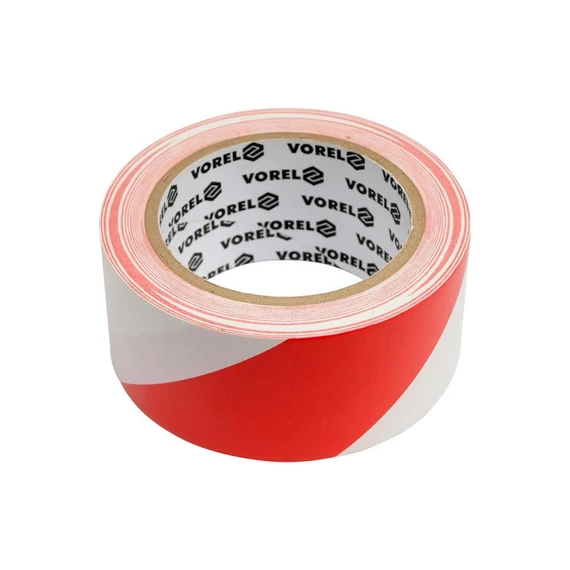 Výstražná páska červená/biela 48 mm × 33 m TO-75230