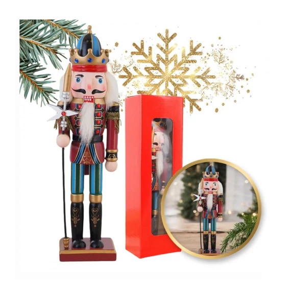 Luskáčik s korunou – 30 cm KSN156