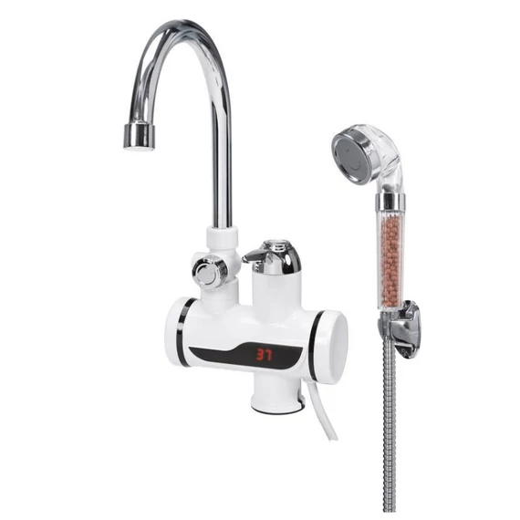 KATLA-3 stojaca batéria s ohrievačom vody a sprchovým setom — 3 kW TO-75923