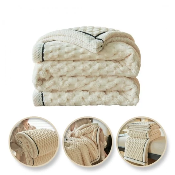 Mäkká deka 180×200 cm — krémová KOC16