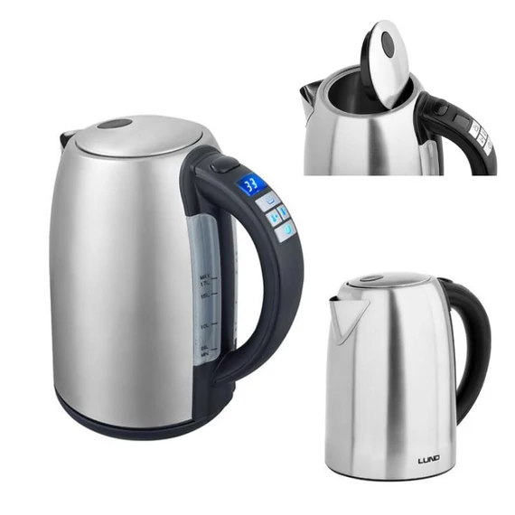 Nerezová kanvica s nastaviteľnou teplotou — 1,7 l TO-68194