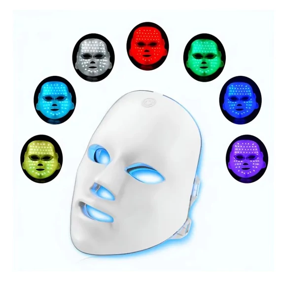 7-farebná LED maska na tvár — prenosné zariadenie na starostlivosť o pleť EB3065544