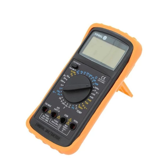 Digitálny multimeter s meraním teploty, silikónové puzdro TO-81784