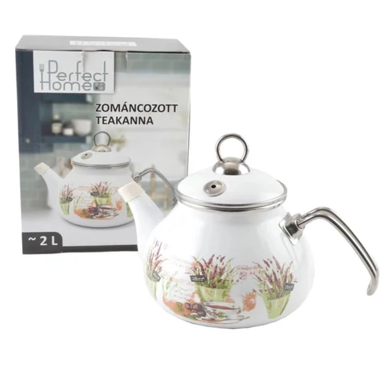 Perfektná domáca smaltovaná kanvica na levanduľu, 2 litre, 15360